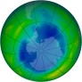 Antarctic Ozone 1991-08-25